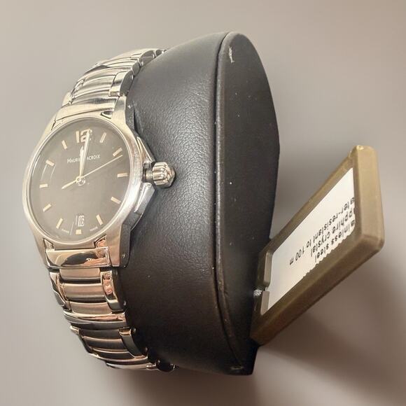 NEWMaurice Lacroix Miros MI1053-SS002-320 Stainless Steel Date Quartz 28MM Watch main image 7